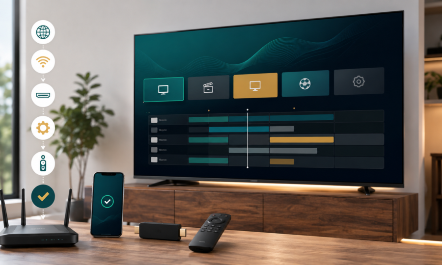 IPTV Box auf Smart TV und Fire TV Stick einrichten