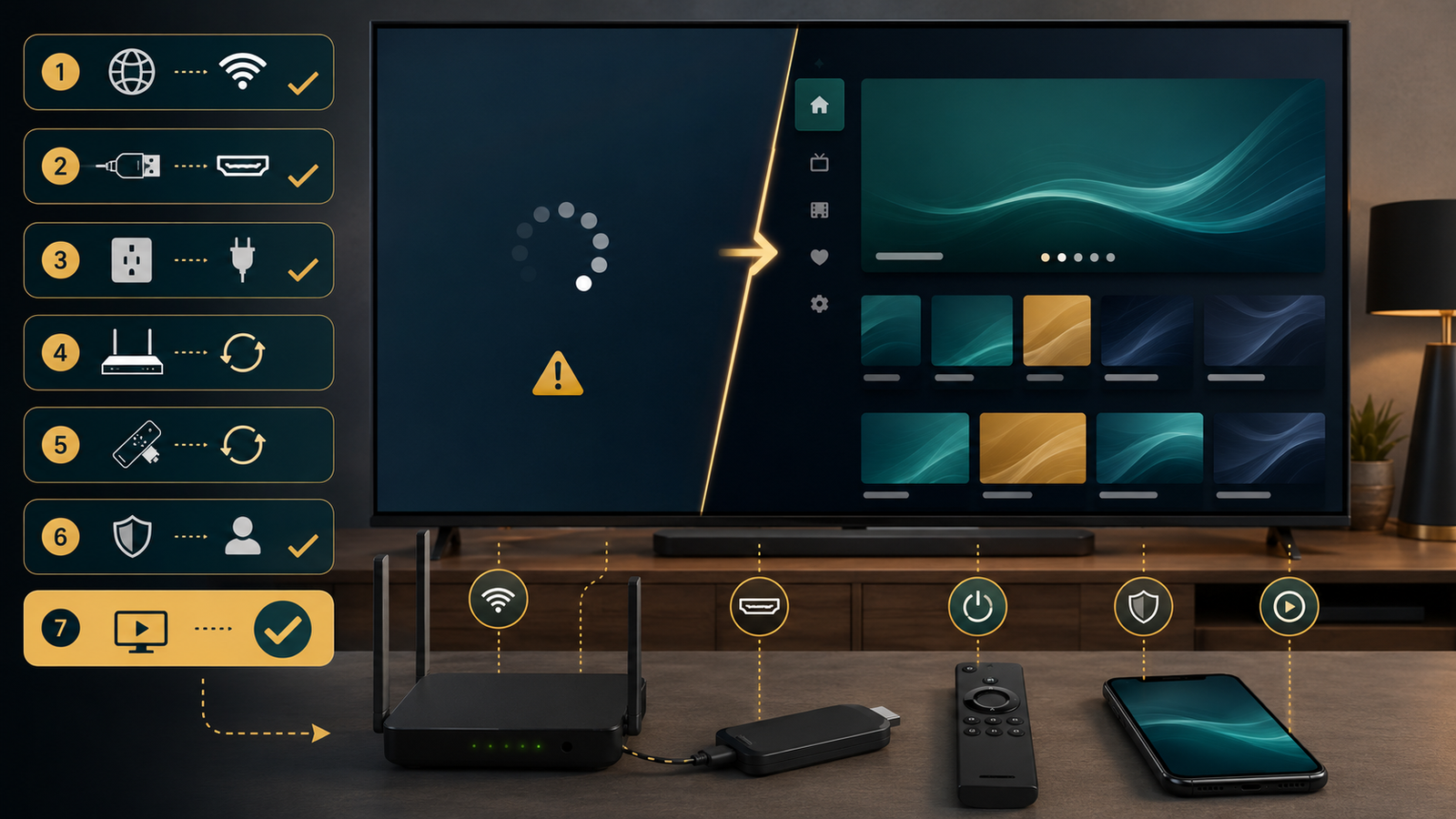 IPTV Box Probleme auf Smart TV und Fire TV Stick beheben