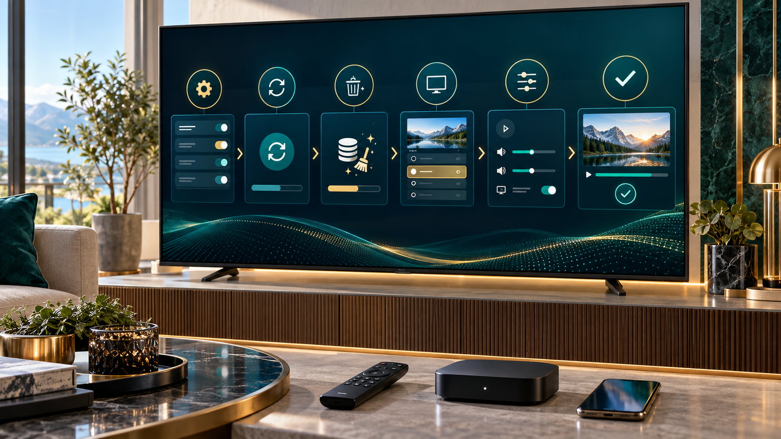 IPTV Player Cache und Streaming-Einstellungen bei ruckelnder Wiedergabe prüfen