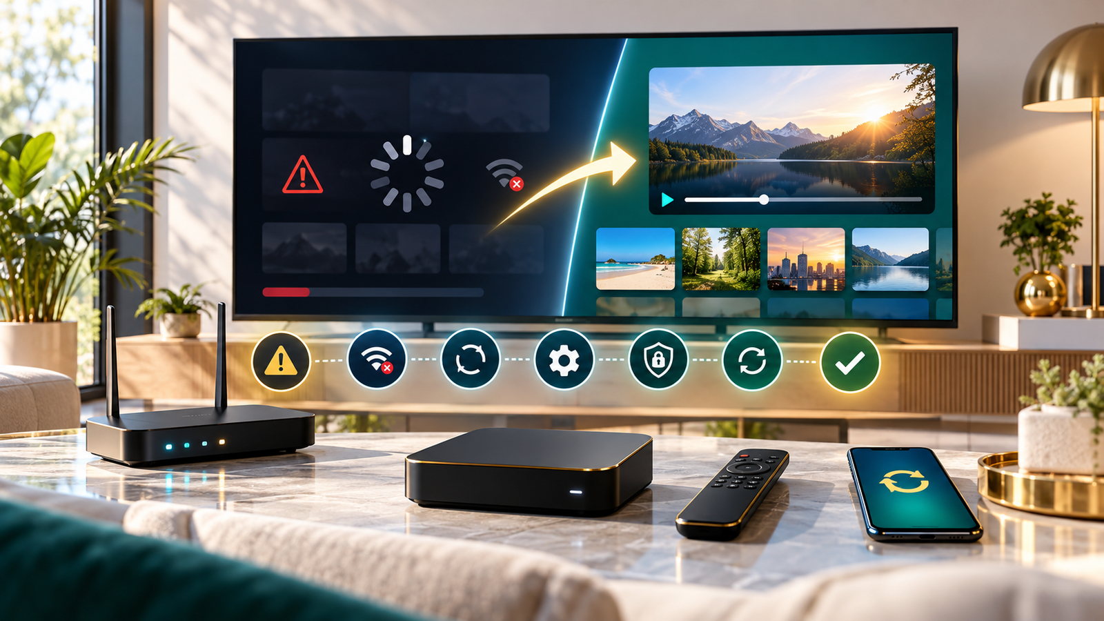 IPTV Box funktioniert nicht – Fehlersuche und Lösungen auf Smart TV