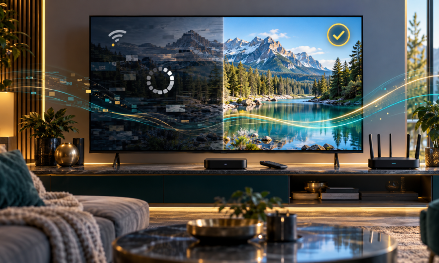 IPTV Box ruckelt und zeigt Buffering beim Streaming